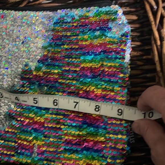 STYLE LAB COLORFUL SEQUENCE  ZIPPED BAG - Picture 3 of 5